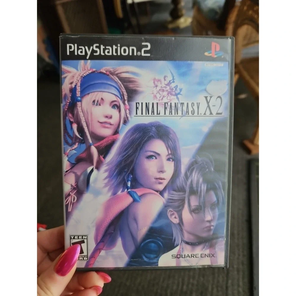 Final Fantasy X-2 (PlayStation 2, PS2) Black Label CIB‎ Complete w/Booklet